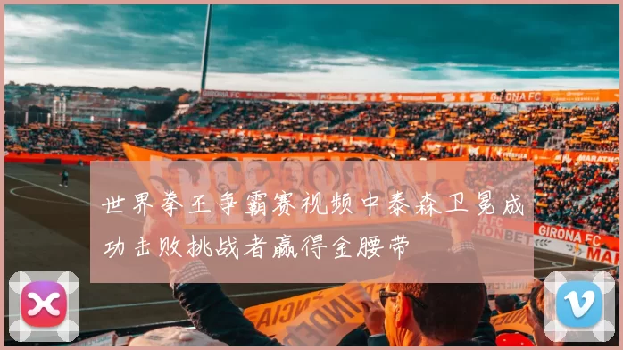 世界拳王争霸赛视频中泰森卫冕成功击败挑战者赢得金腰带